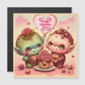 Soyez ma carte magnétique valentine (Devant / Derrière)