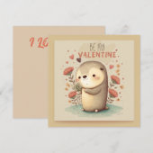 Soyez ma carte personnalisée Valentine (Devant / Derrière)