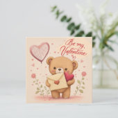 Soyez ma carte personnalisée Valentine (Debout devant)