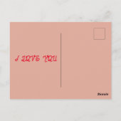 Soyez ma carte personnalisée valentine (Dos)