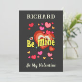 Soyez ma carte Saint Valentin personnalisée (Debout devant)