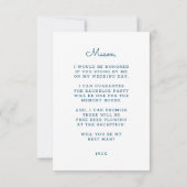 Soyez ma meilleure carte d'homme - Drôle (Dos)