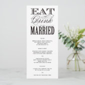 Soyez menu marié de | (Debout devant)