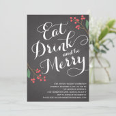 SOYEZ MERRY BERRIES | INVITATION DE FÊTE DE VACANC (Debout devant)