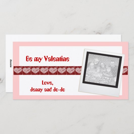 Soyez mes Cartes photos de Saint-Valentin (Devant / Derrière)