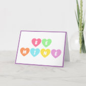 Soyez mes coeurs Valentine's Day Blank Carte pliée (Devant)