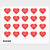 Soyez Mes Stickers Coeur Valentin (Feuille)