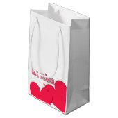 Soyez mien 2 coeurs et sécurité Pin sac cadeau (Dos Angle)