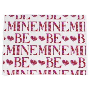 Soyez Mienne Grande Sac Cadeau de la Saint-Valenti