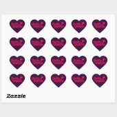 Soyez mon autocollant Valentine Love (Feuille)