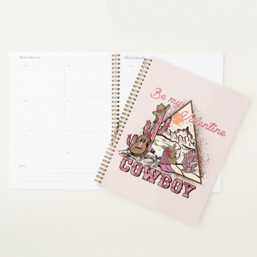 Soyez Mon Cowboy Valentine | Désert occidental rom (Devant avec enveloppe)