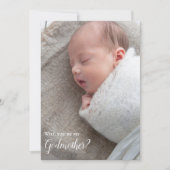 Soyez Mon Godmère Invitation photo complète (Devant)