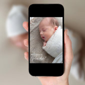 Soyez Mon Godmère Invitation photo complète