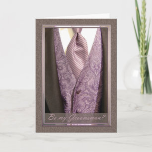 Soyez mon Groomsman ? Invitation de Groomsman de