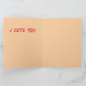 Soyez mon invitation magnétique Valentine (Intérieur)