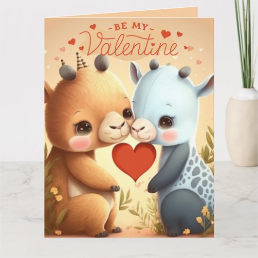 Soyez mon invitation magnétique Valentine (Devant)