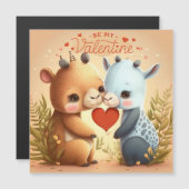 Soyez mon invitation magnétique Valentine (Devant / Derrière)