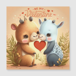 Soyez mon invitation magnétique Valentine