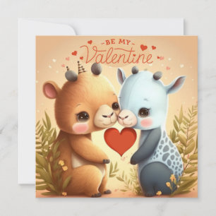 Soyez mon invitation magnétique Valentine
