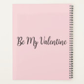 Soyez mon planificateur de calendrier Valentine (Dos)