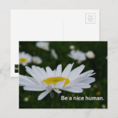 Soyez Nice une carte postale humaine (Devant / Derrière)