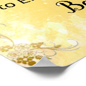 Soyez notre Affiche de bienvenue Baby shower de pr (Coin)