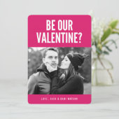 Soyez notre Carte photo de la Saint Valentin moder (Debout devant)