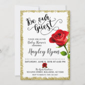Soyez Notre Invité Baby shower Invitation (Devant)