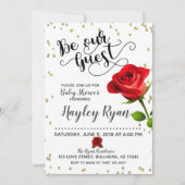 Soyez Notre Invité Baby shower Invitation (Devant)
