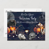 Soyez Notre Invité, Éffrayants Invitations de la f (Devant / Derrière)