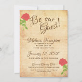 Soyez Notre Invité Fairytale Invitation Anniversai (Devant)