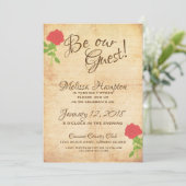 Soyez Notre Invité Fairytale Invitation Anniversai (Debout devant)