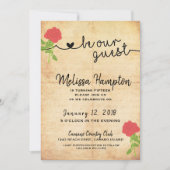 Soyez Notre Invité Fairytale Invitation Anniversai (Devant)