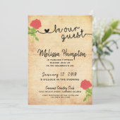 Soyez Notre Invité Fairytale Invitation Anniversai (Debout devant)