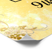 Soyez notre invité Princesse Affiche de bienvenue  (Coin)