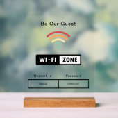 Soyez notre Mariage invité WIFI Information Mot de (Neutre)