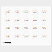 Soyez Patient, J'Ai Un Autocollant Couleur Autisme (Feuille)