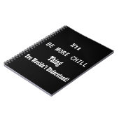 Soyez plus Chill Journal (Côté gauche)