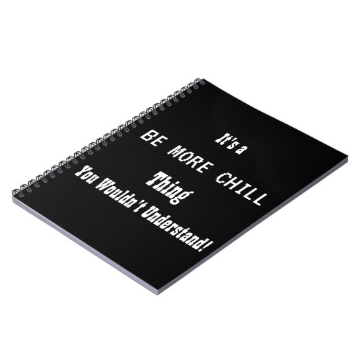 Soyez plus Chill Journal (Côté gauche)