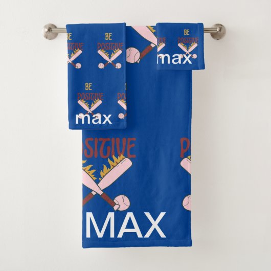 Soyez positif baseball personnalisé (En situation)