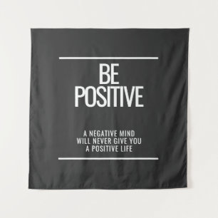 Soyez positif Tapisserie murale