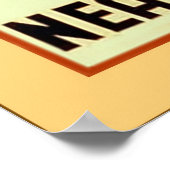 Soyez prudent près de la machinerie ~ Poster de sé (Coin)