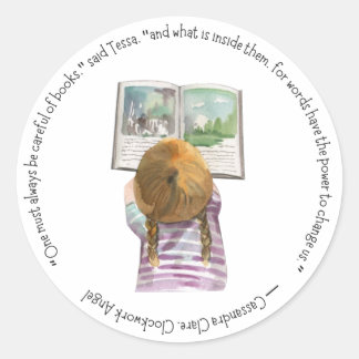 Soyez prudent Sticker de livres