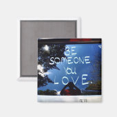 Soyez quelqu'un que vous aimez - Aimant rétrospect (Recto/Verso)