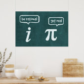 Soyez Rationnel ! - Poster des mathématiques (Cuisine)