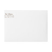 Soyez reconnaissant | Brown étiquettes de l'échauf (Devant)