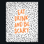 Soyez Scarifié | Impression d'art Halloween<br><div class="desc">Pour plus de couleurs et de styles visitez notre boutique!</div>