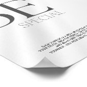 Soyez Spécial Personnalisé Auto-Amour Poster Mur (Coin)