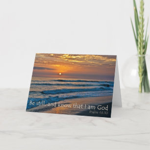 Soyez Toujours Et Sachez Que Je Suis Carte Dieu