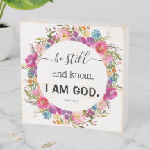 Soyez toujours et sachez que je suis Dieu Bible Ro